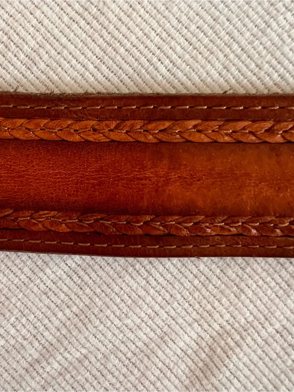 Tommy Bahama Men’s Leather Belt Brown with “Make Life One Long Weekend” SZ 42
